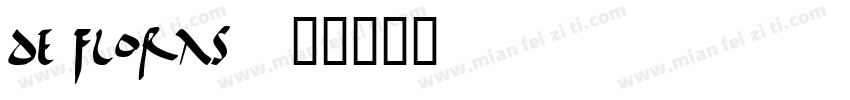 De Floras字体转换
